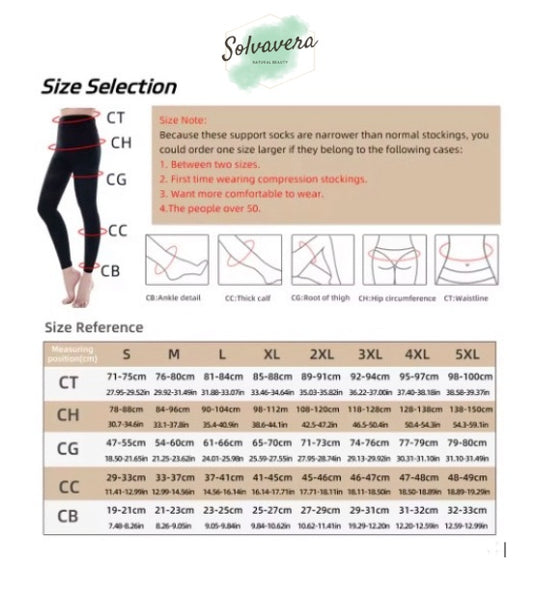 Medical compression leggings